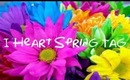I Heart Spring Tag