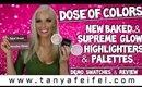 Dose Of Colors | New Highlighters | Palettes | Swatches | Demo | Review | Tanya Feifel-Rhodes
