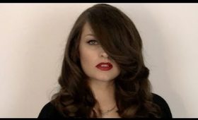 40s Veronica Lake hair and make-up tutorial
