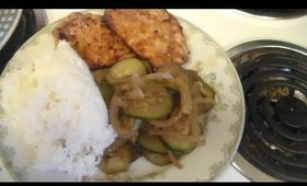 Sichuan Grilled Pork Chops and Zucchini
