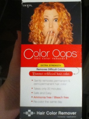 Color Oops Extra Strength Hair Color Remover - Reviews