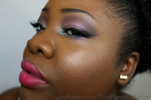 Loving that Mac cosmetics eye shadow "Da Bling" as well as, "stars and rockets" check out my youtube channel: www.youtube.com/TheMindCatcher