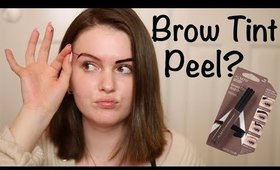 Trying A Brow Peel Tint | Brows Lasting For Days?