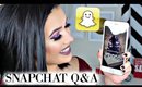 SNAPCHAT Q&A | I Need TWO Wedding Dresses? When I'm Leaving YOUTUBE?