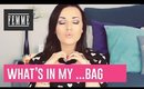 What's in my overnight bag - FEMME