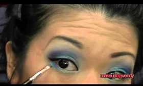 Blue and Purple Eyeshadow Tutorial