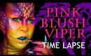 Pink Blush Viper Makeup