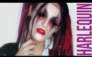 Harley Quinn Halloween Makeup Tutorial Harlequin Clown make-up look