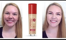 First Impression & Follow Up: Rimmel Lasting Finish Foundation