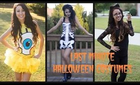 LAST MINUTE HALLOWEEN COSTUME IDEAS! CUTE, EASY & CHEAP