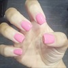 Pink nails 