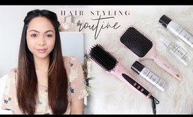 Hair Styling Routine - Sleek Volume Quick ft. L'ange