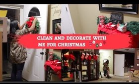 CLEAN WITH ME AND DECORATE FOR CHRISTMAS//CHRISTMAS 2019//SPEED CLEANING 2019