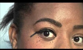 Student Makeup Project: Eye Liner... What not to do and what to do