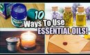10 WAYS TO USE ESSENTIAL OILS │ESSENTIAL OIL HACKS FOR EVERYDAY │ DIY's USING ESSENTIAL OILS