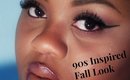 90s inspired fall makeup look- @glamhousediva