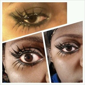 just playing around. first time.doing bottom lashes!