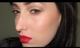 Kirsten Stewart Red Lip Inspired Makeup Look