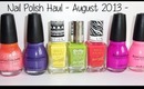 Nail Polish Haul | August 2013 | Barry M - Sinful Colours |