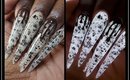 Acrylic Nails | Oreo Cookie Inspired Nails