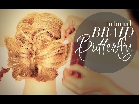 ☆ BUTTERFLY BRAID BUN TUTORIAL | PT2 FRENCH FISHTAIL BRAIDED CUTE HAIRSTYLES  FOR MEDIUM LONG HAIR | Haute Hairstyles Video | Beautylish