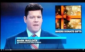 Motorcycle group donates gifts to Montgomery family who has presents stolen