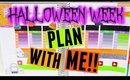 PLAN WITH ME | Halloween Week!!