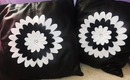 DIY Flower Pillow Decor