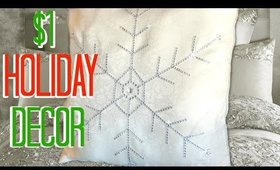 Sparkly Snowflake Pillow - DIY Christmas Decorations