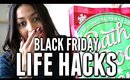 BLACK FRIDAY LIFE HACKS You NEED to know! Christmas Shopping Hacks!