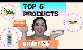 Top 5 Products under $5