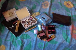Sephora, Duty free, Rustan's, S&R, Pop Culture, and the blush is from my best friend :D