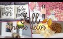 How To Decorate for Fall | Home Decor Haul 2016