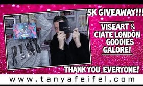 It's My 5k Giveaway!! | Viseart & Ciate London Goodies Galore! | Tanya Feifel-Rhodes