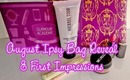 Ipsy August 2013 Bag reveal & first impressions