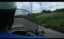 Riding motorcycle home
