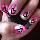 heart nails ❤❤❤💅💅