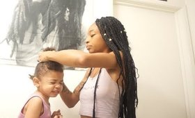 DONT DO MY HAIR MOMMY !