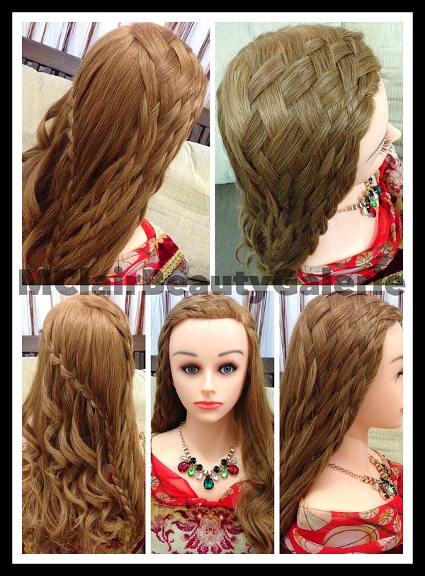 Summer Basketweave Waterfall Braid Hairstyle Clairine F S Photo
