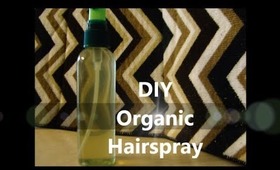 DIY Organic/Natural Hairspray