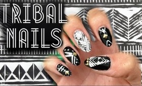 HOW TO: Tribal nails using Sally Hansen nail polish strips