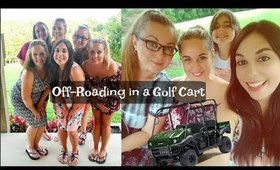 Off-road Golf Carting | Italian Themed Birthday | Weekend Recap Vlog