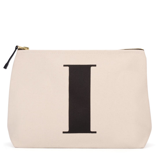 Alphabet Bags Natural Wash Bag Letter I Beautylish