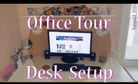 Before & After Desk Setup/Office Tour