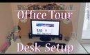 Before & After Desk Setup/Office Tour
