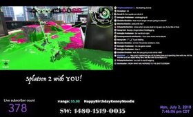 Splatoon 2 with YOU! Regular battles and we'll see where the night takes us