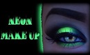 Neon Smoky Eyes - Cyber/Rave Make Up Tutorial