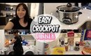 EASY CROCKPOT MEAL FOR DINNER | CLEAN &  COOK WITH ME | DAY IN THE LIFE SAHM
