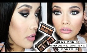 Kat Von D Shade + Light Eye AND Contour Palette | Talk Through Tutorial