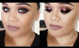 Rusty Burgundy Eye Makeup Tutorial